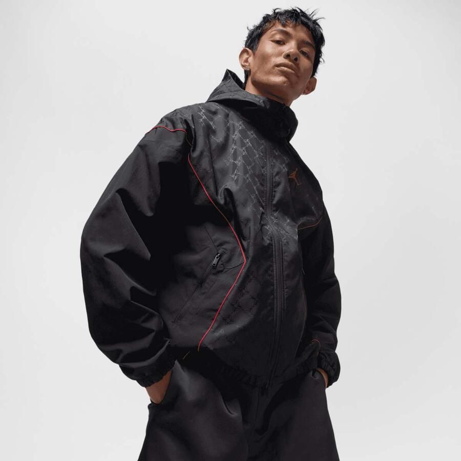 Jordan Brooklyn Jacket Men Windbreakers zwart Maat XL Kleding - Foto 3