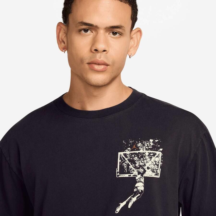 Jordan Brooklyn Men T-Shirts & Polo's grijs Maat XL Kleding - Foto 1