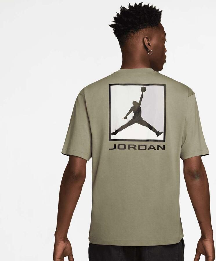 Jordan Brooklyn Shortsleeve Crew Men T-Shirts & Polo's groen Maat XL Kleding - Foto 3
