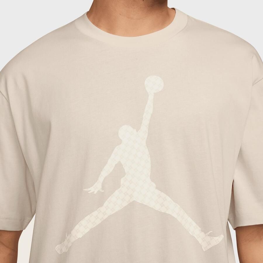 Jordan Brooklyn T-Shirt Men T-Shirts & Polo's beige Maat XL Kleding