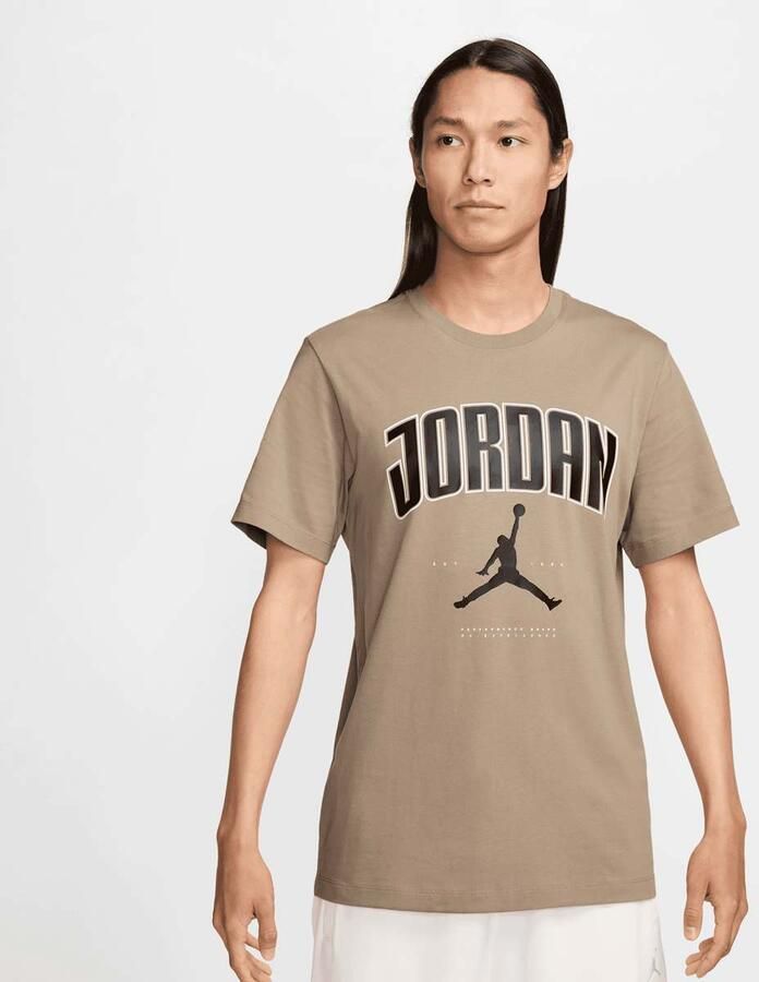 Jordan City Short Sleeve Crew men T-Shirts & Polo's beige Maat XL Kleding - Foto 3