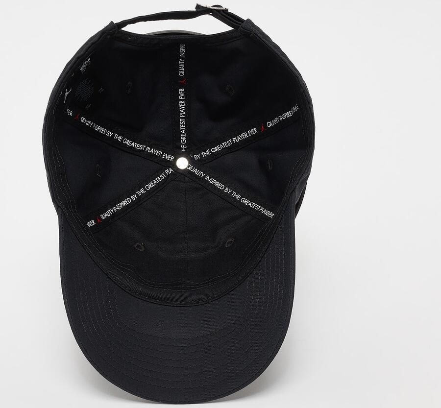 Jordan Club Cap Adjustable Unstructured Hat Unisex Caps zwart Maat M L Accessoires