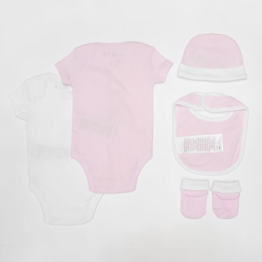 Jordan Core Set (5 Piece) Unisex Baby Rompers & Sets lichtroze Maat 6M-12M Kleding