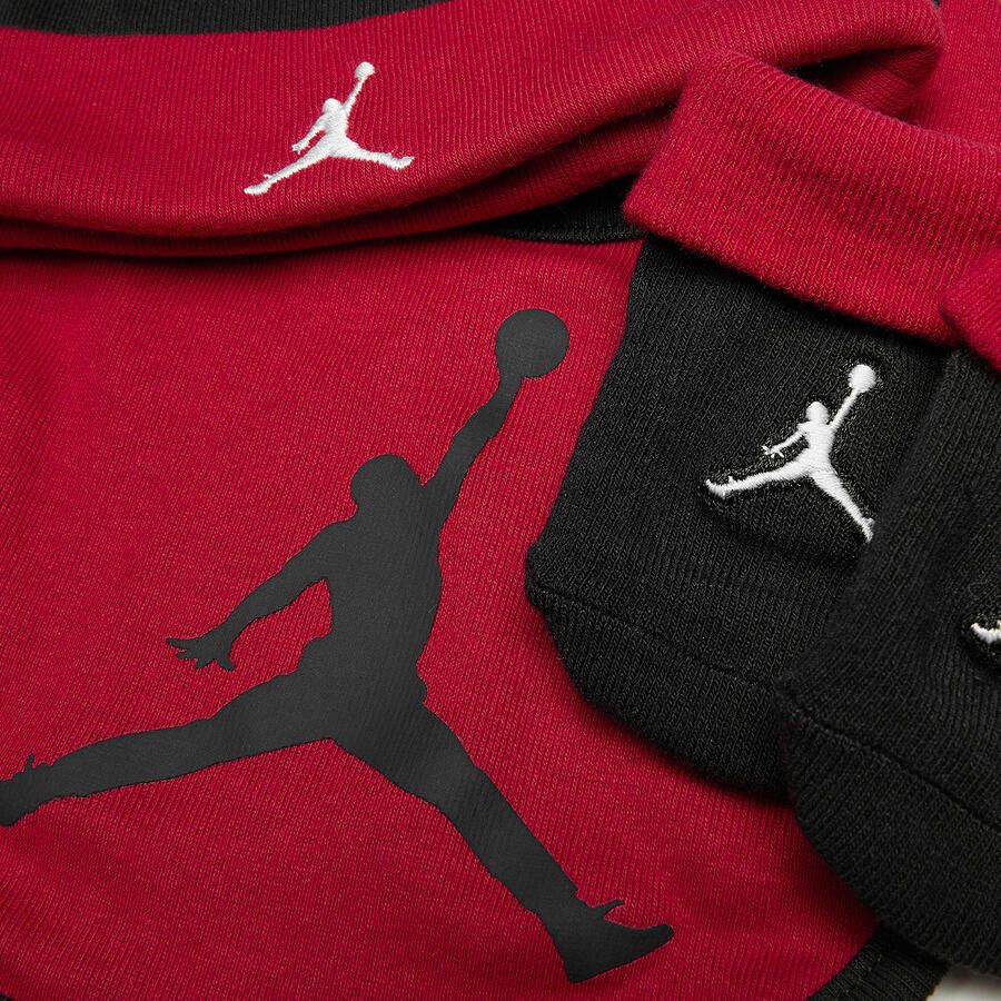 Jordan Core Set (5 Pack) Baby sets Kids gym red maat: 6m-12m beschikbare maaten:0m-6m-12m - Foto 2