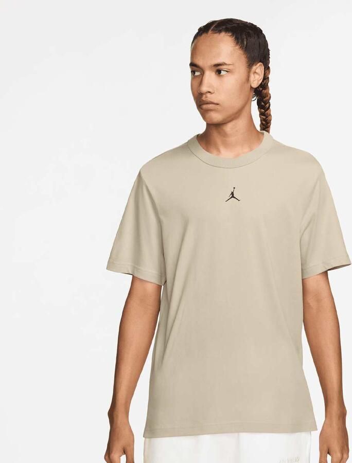 Jordan Dri-Fit Sport Shortsleeve Top Men T-Shirts & Polo's beige Maat XL Kleding - Foto 3