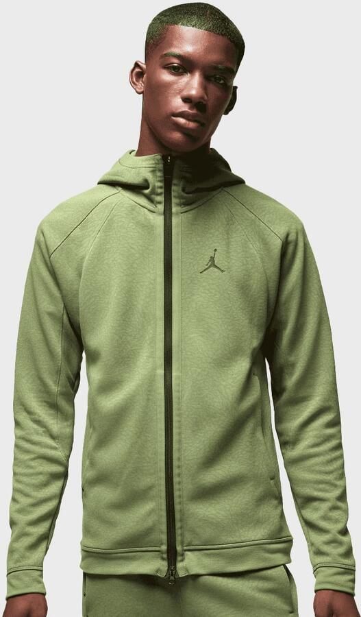 Jordan Dri-fit Sport Statement All Over Print Air Full Zip Hooded vesten Heren rough green sky j lt olive black maat: M beschikbare maaten:S M L - Foto 3