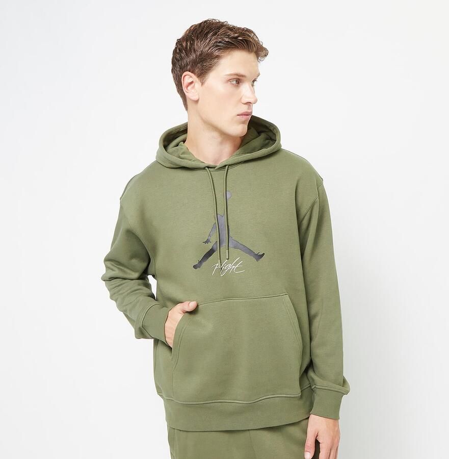 Jordan Essential Fleece Baseline Hoodie men Hoodies & Sweaters groen Maat XL Kleding - Foto 3