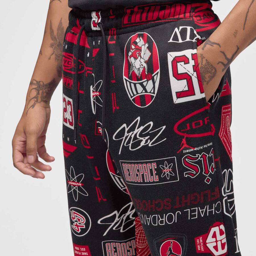 Jordan Essentials All Over Print Fleece Pants men Trainingsbroeken multicolor Maat XL Kleding - Foto 2