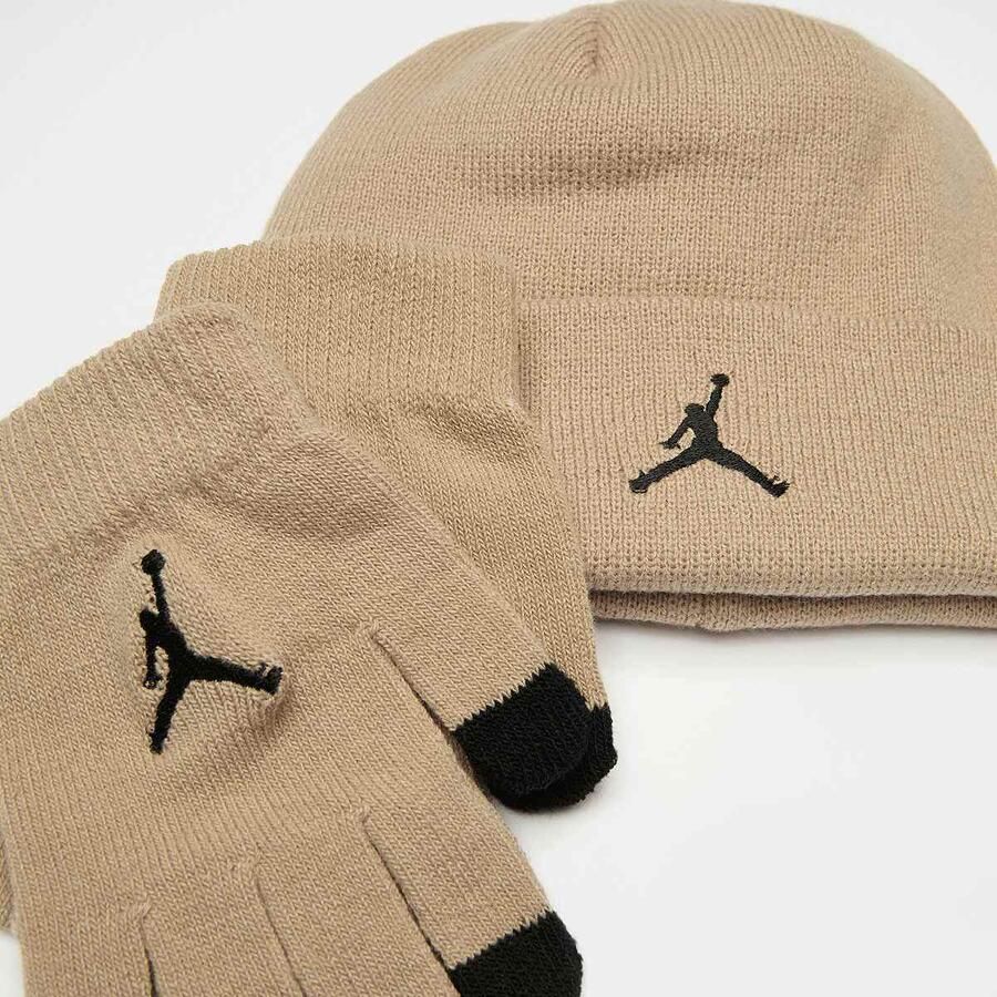 Jordan Essentials Beanie Unisex Mutsen beige Maat 8Y-20Y Accessoires