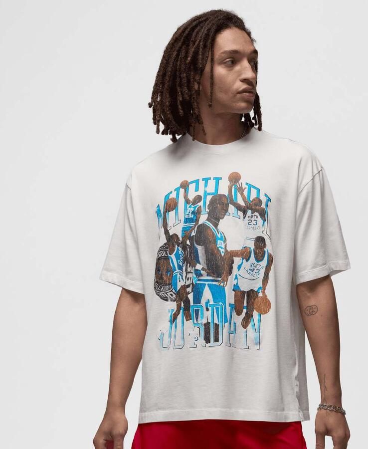 Jordan Flight Essentials Graphic T-Shirt Men T-Shirts & Polo's beige Maat XL Kleding - Foto 3