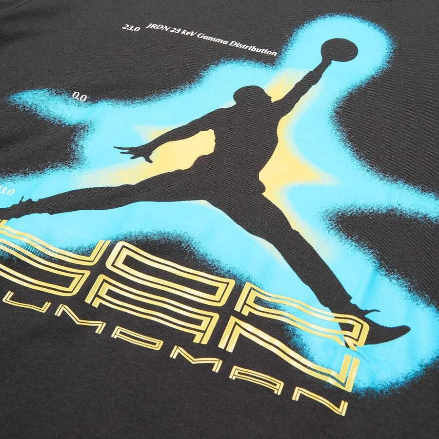 Jordan Gamma '24 Retro Unisex T-Shirts zwart Maat 163-175 Kleding