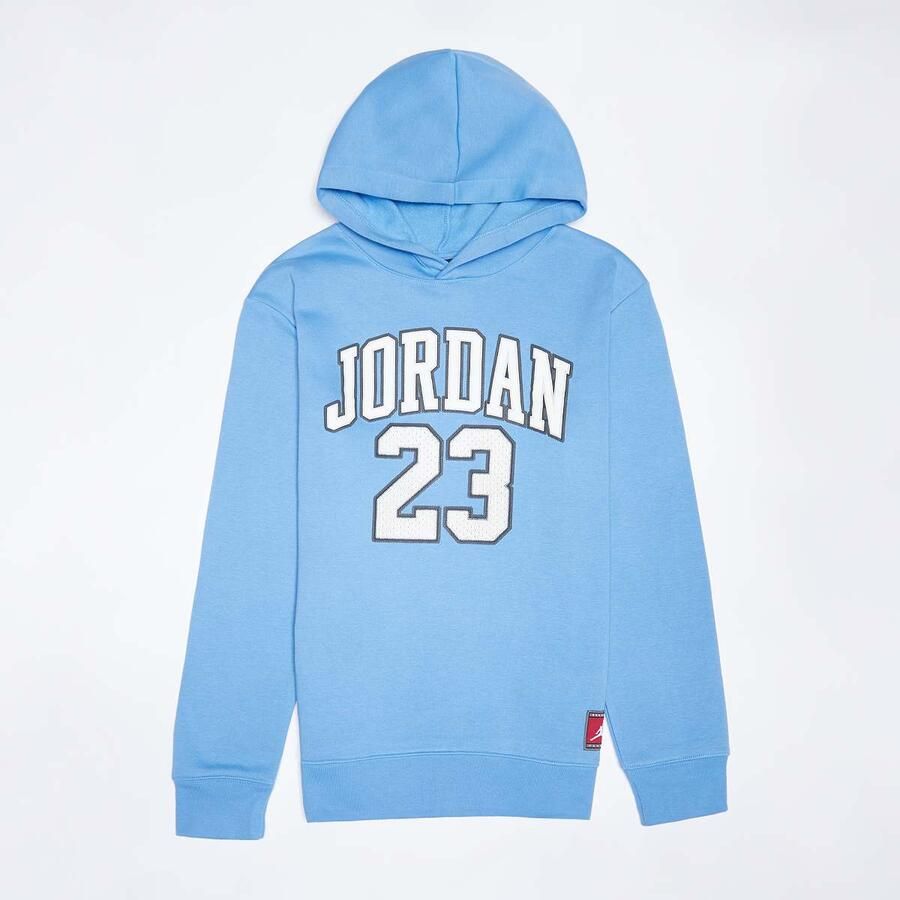 Jordan High Brand Read Fleece Pullover Hoodie Unisex Hoodies & Sweaters blauw Maat 132-147 Kleding - Foto 3