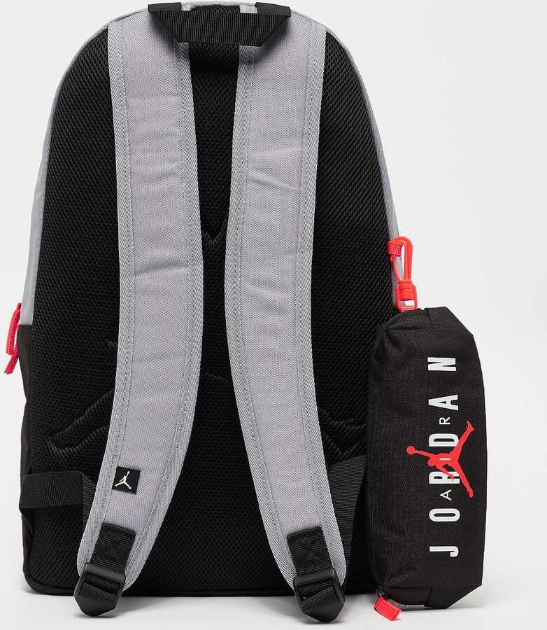 Jordan Jan Air School Backpack Unisex Rugzakken grijs Maat ONE SIZE Accessoires