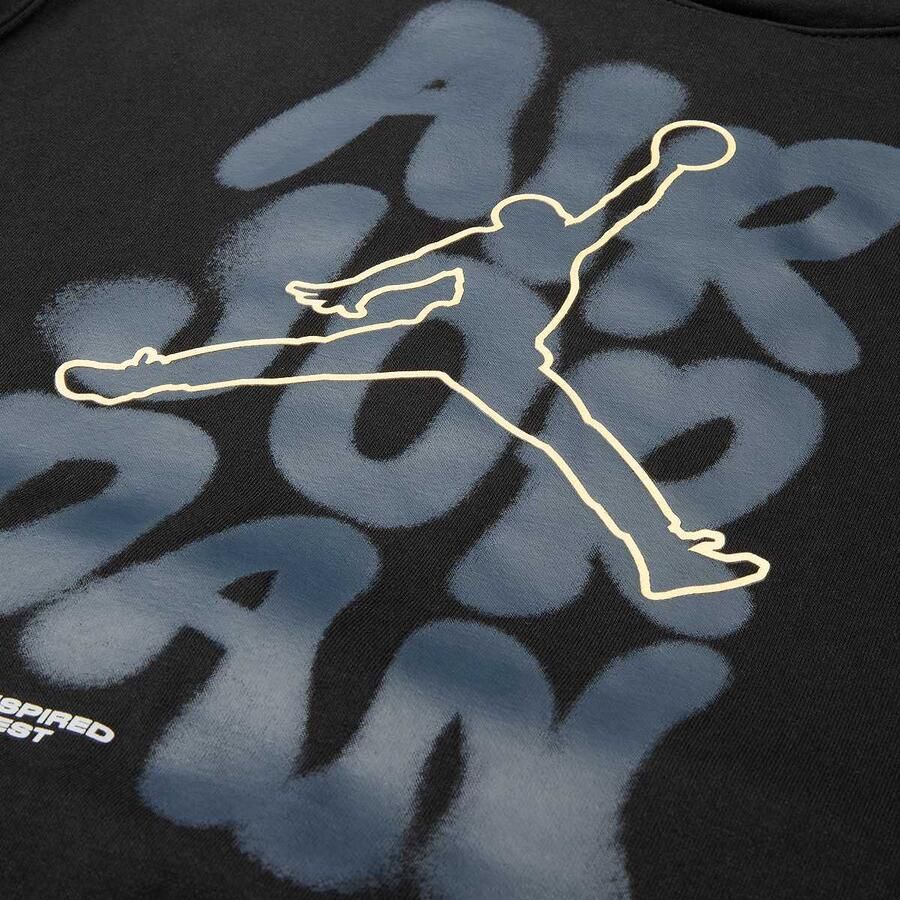 Jordan JDB 23 Throw Up Unisex Hoodies & Sweaters zwart Maat 128-132 Kleding