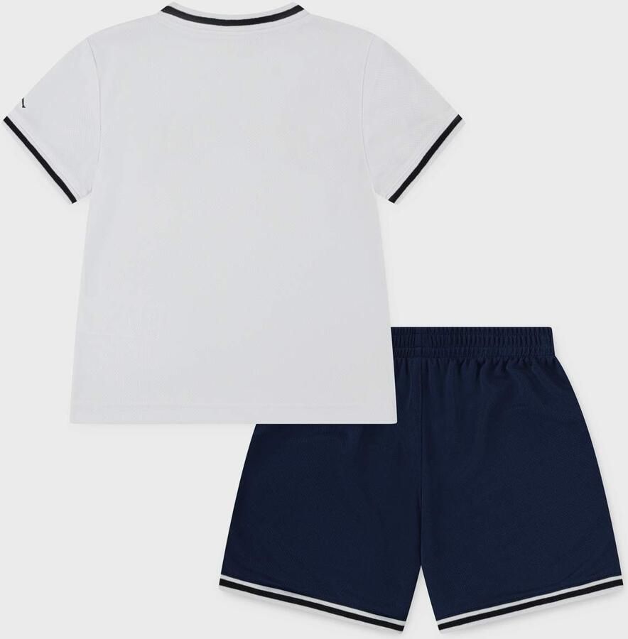 Jordan JDB Matching Taping Mesh Short Set Unisex Baby Rompers & Sets blauw 104 Kleding - Foto 2