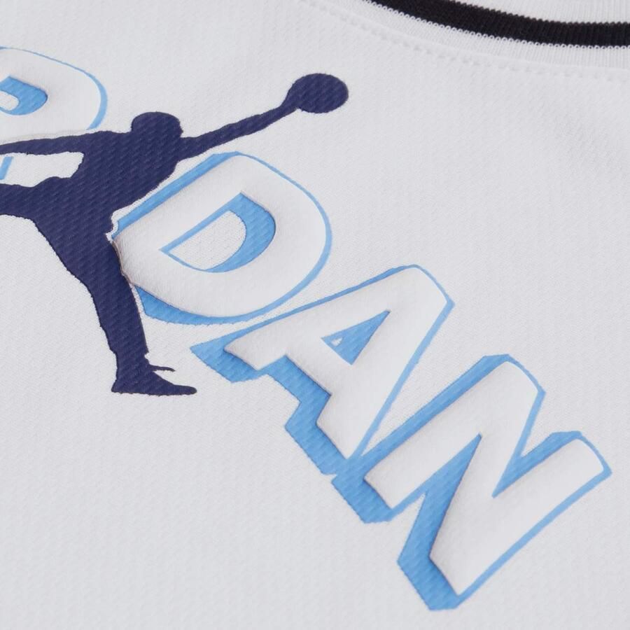 Jordan JDB Matching Taping Mesh Short Set Unisex Baby Rompers & Sets blauw 104 Kleding