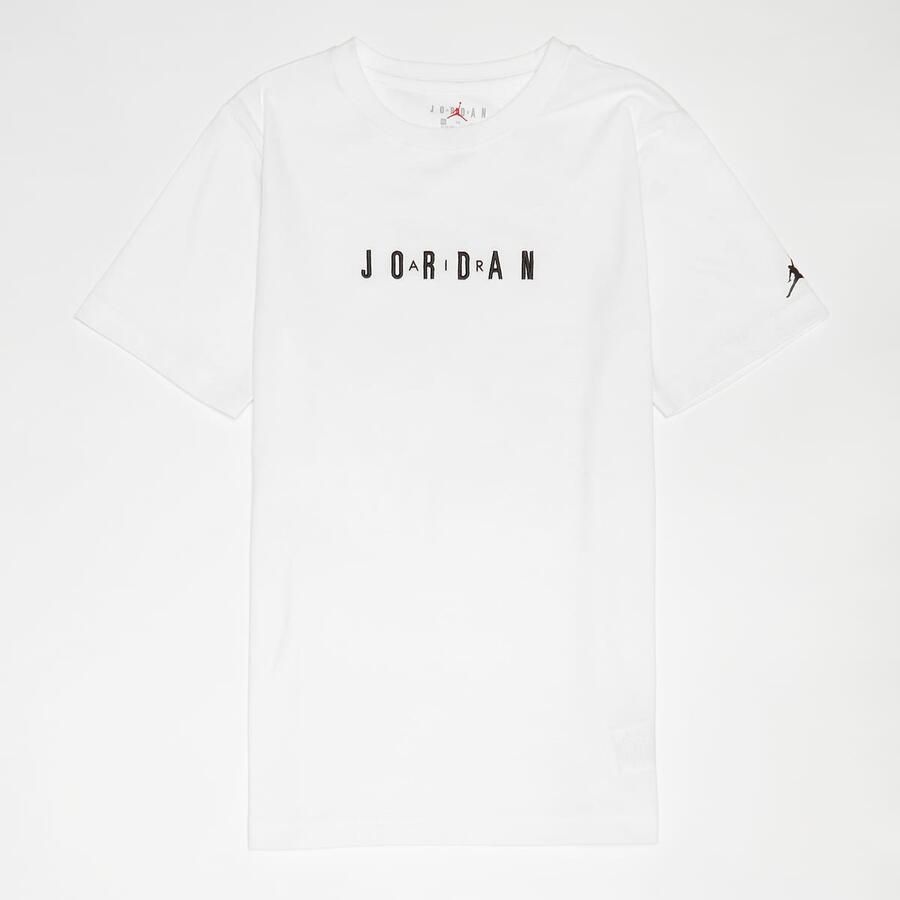 Jordan JDB Michael Jorddan Wordmark EMB Crew Unisex T-Shirts wit Maat 128-132 Kleding - Foto 2