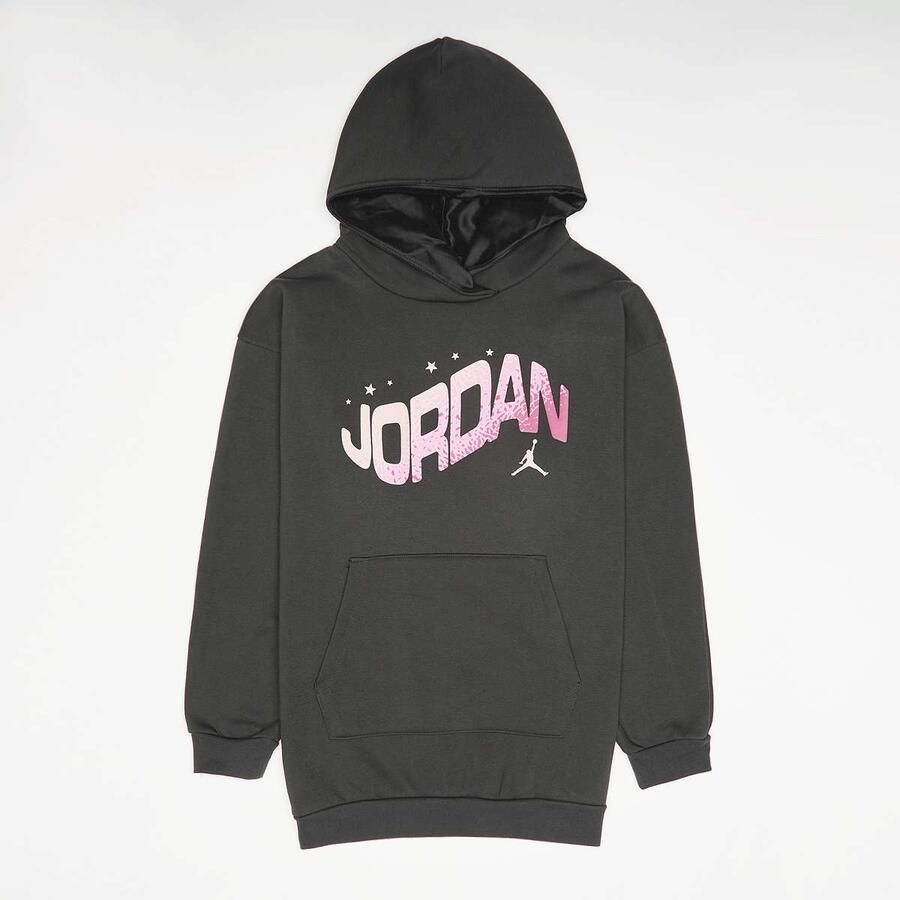 Jordan JDG Jump Club Oversize Satin Pullover Unisex Hoodies & Sweaters grijs Maat 140-155 Kleding - Foto 3