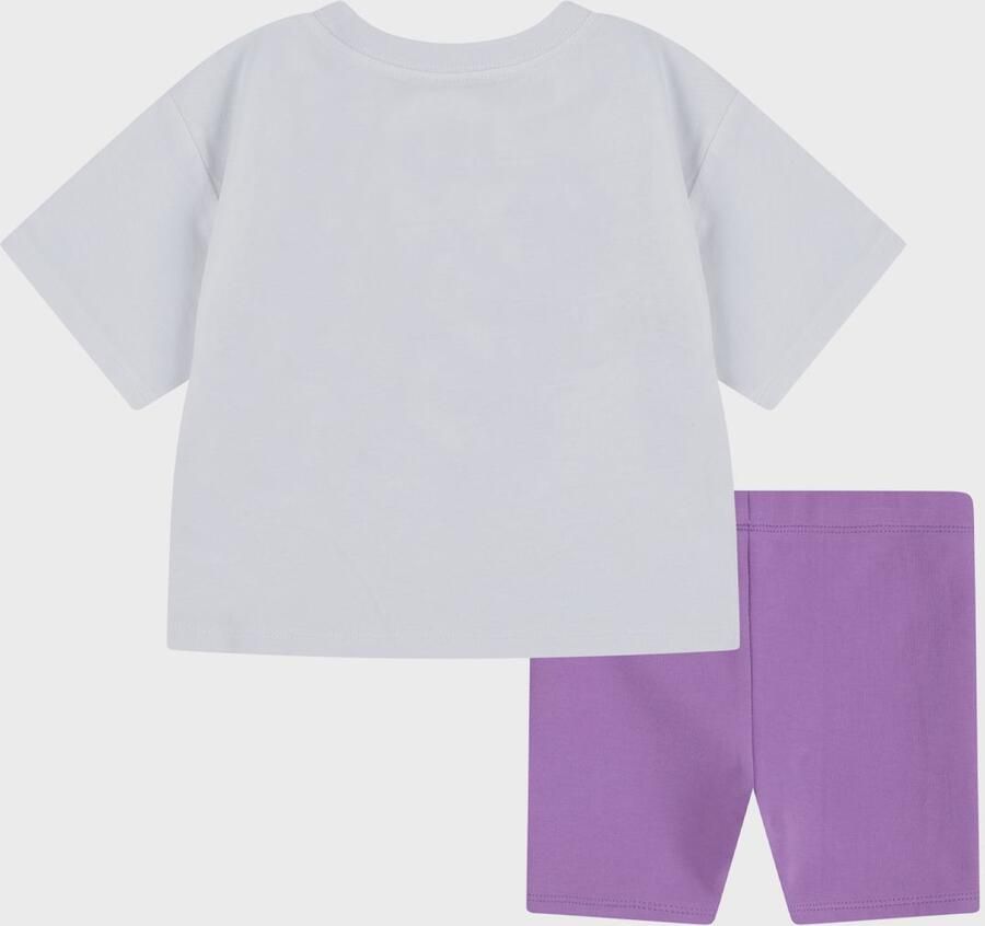 Jordan JDG Retro 1984 Bike Short Set Unisex Baby Rompers & Sets roze 104 Kleding - Foto 2