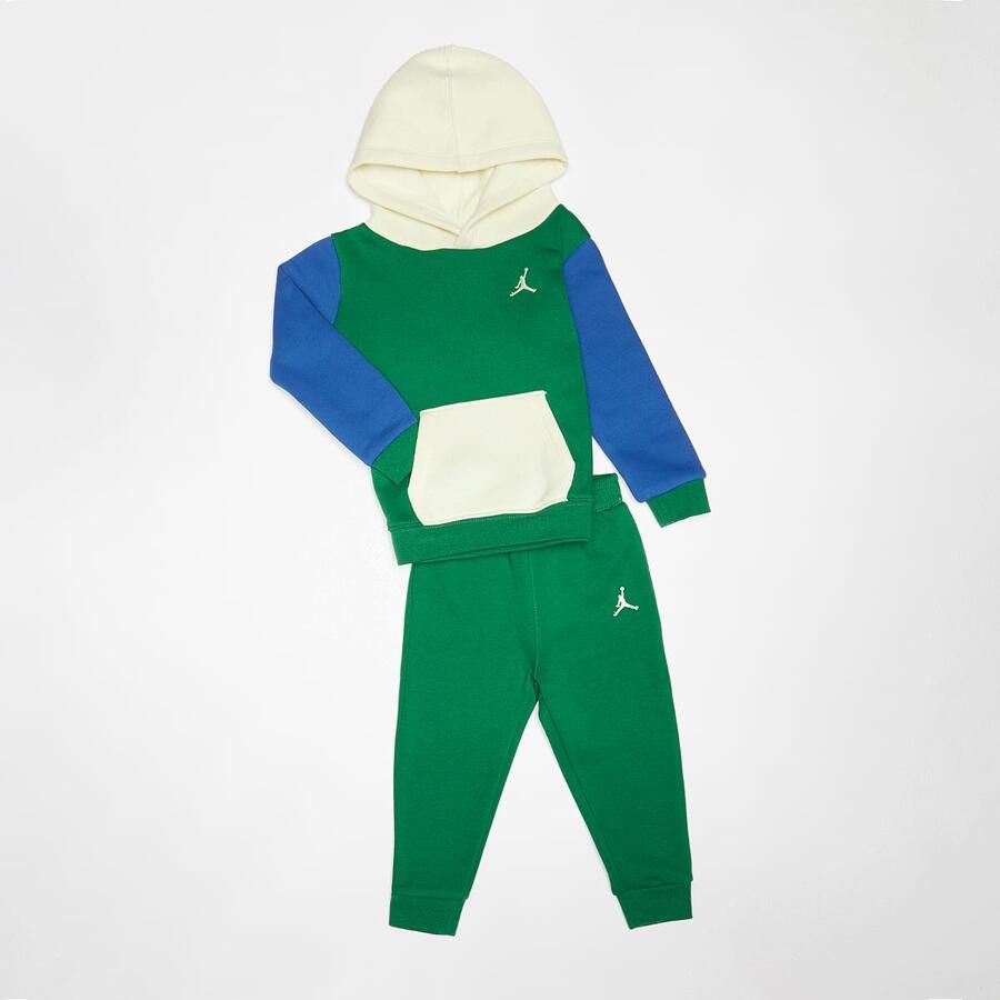 Jordan JDN Michael Brooklyn Fleece Pullover Set Unisex Baby Rompers & Sets groen M Kleding - Foto 3