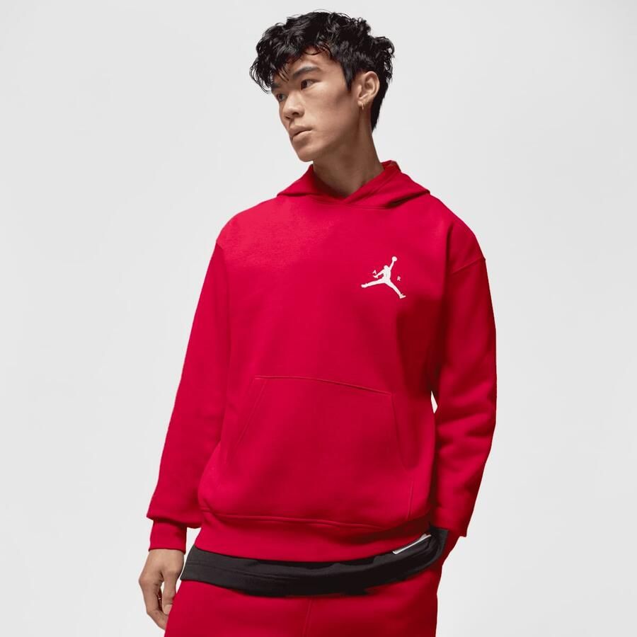 Jordan Jumpman Fleece Hoodie Men Hoodies & Sweaters rood Maat XL Kleding - Foto 3