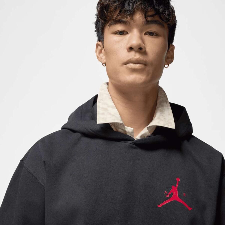 Jordan Jumpman Fleece Hoodie Men Hoodies & Sweaters zwart Maat XL Kleding - Foto 2