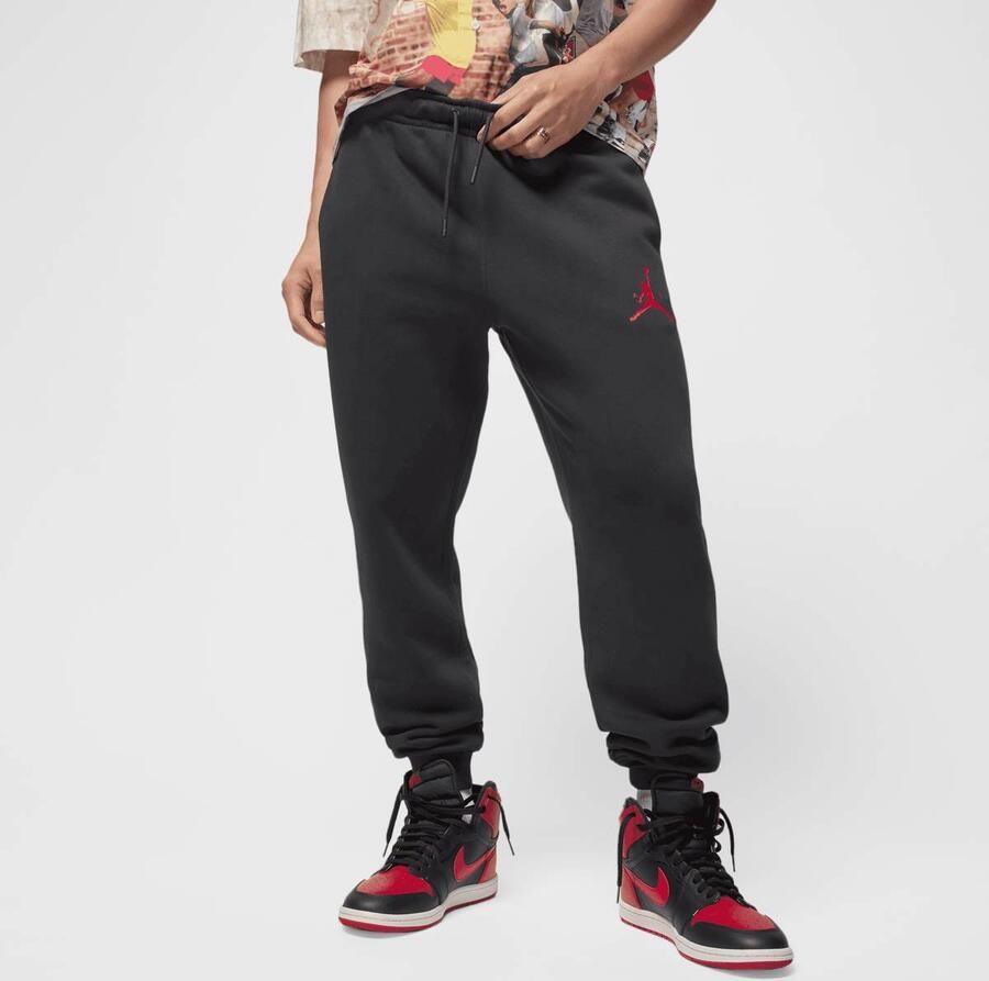 Jordan Jumpman Fleece Pants Men Trainingsbroeken zwart Maat XXL Kleding - Foto 3