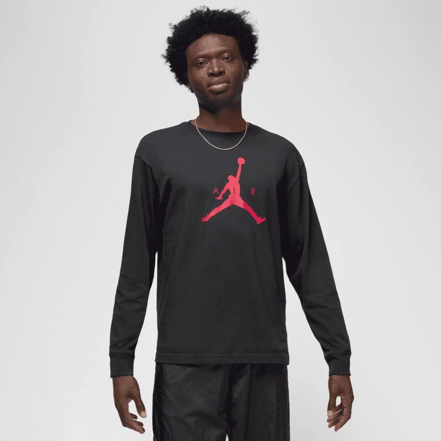 Jordan Jumpman Long Sleeve High-Brand-Read Tee Men Longsleeves zwart Maat XXL Kleding - Foto 3
