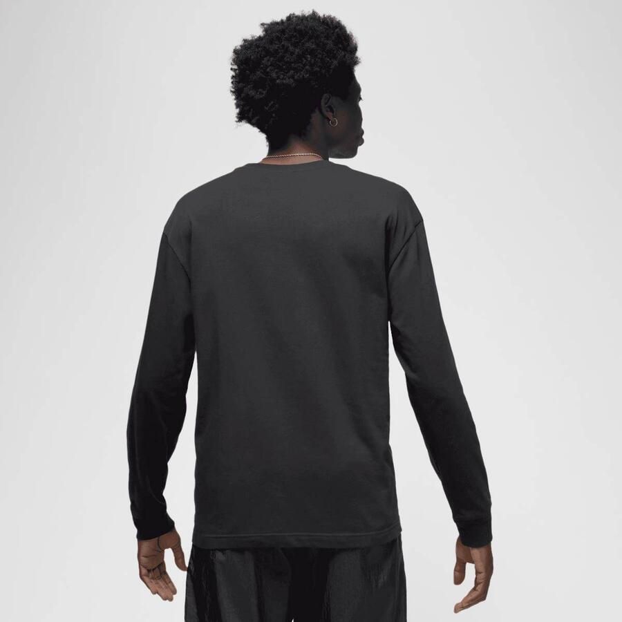 Jordan Jumpman Long Sleeve High-Brand-Read Tee Men Longsleeves zwart Maat XXL Kleding