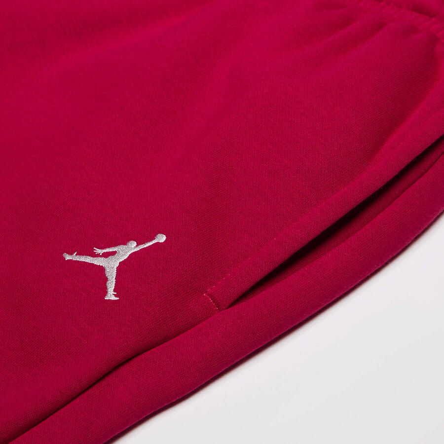 Jordan Junior Michael Brooklyn Fleece Essential Pant Unisex Trainingsbroeken rood Maat 132-147 Kleding