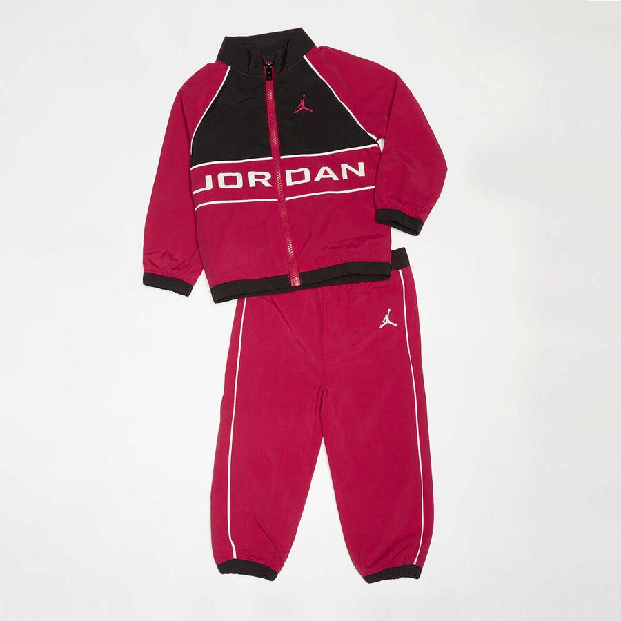 Jordan Junior Wind Breaker Piping Unisex Baby Rompers & Sets rood M Kleding - Foto 3
