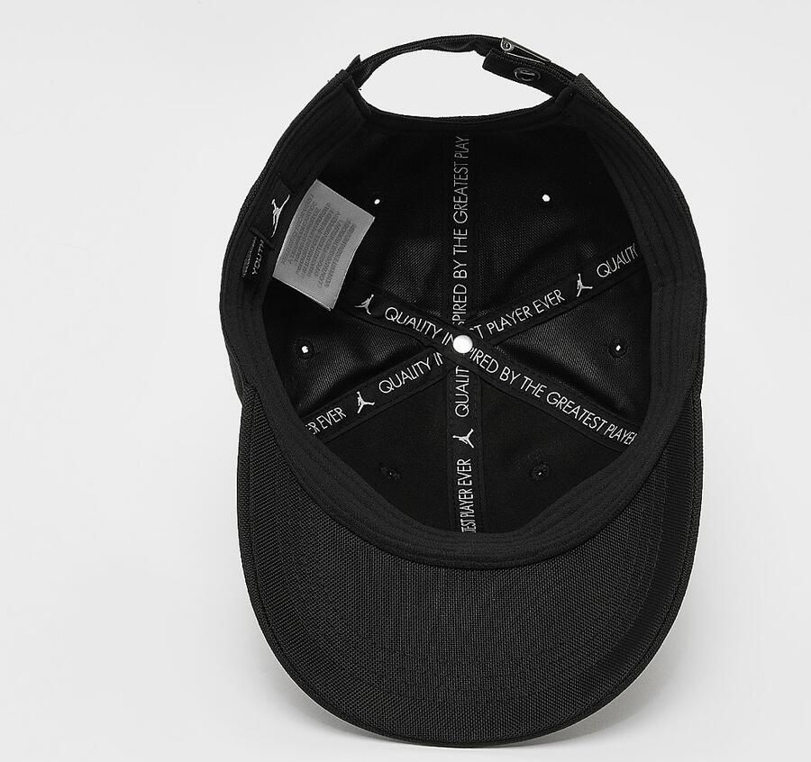 Jordan Metal Jump Curve Brim Unisex Caps zwart Maat 8Y-20Y Accessoires