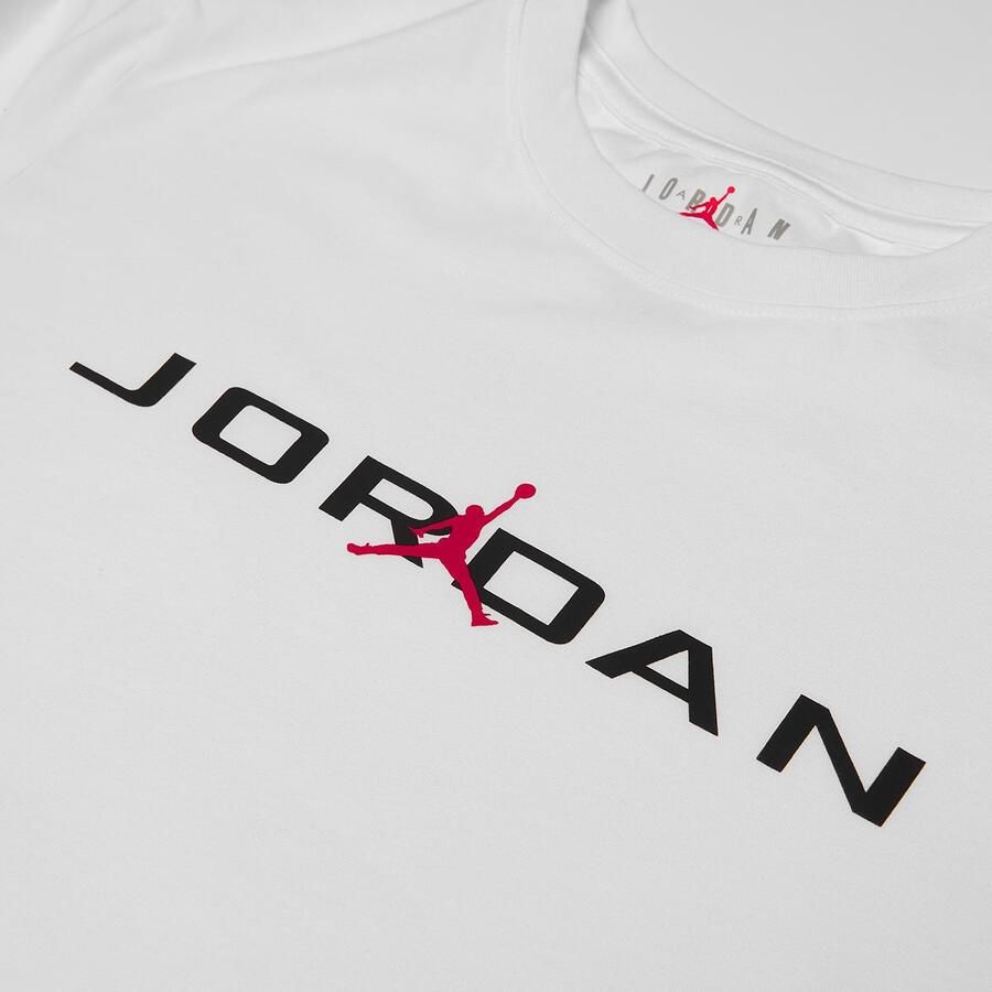 Jordan MJ Air Stretch Short Sleeve Crew Unisex T-Shirts wit Maat 128-132 Kleding