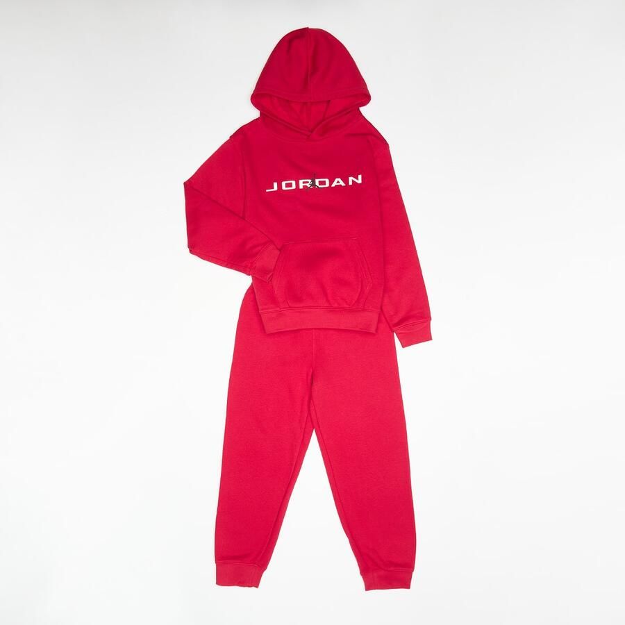 Jordan MJ Baseline Fleece Set Unisex Baby Rompers & Sets rood 104 Kleding - Foto 3