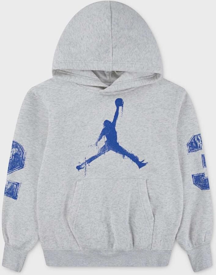 Jordan MVP High-Brand-Read Jump Fleece Hoodie Unisex Hoodies & Sweaters grijs Maat 128-132 Kleding - Foto 3