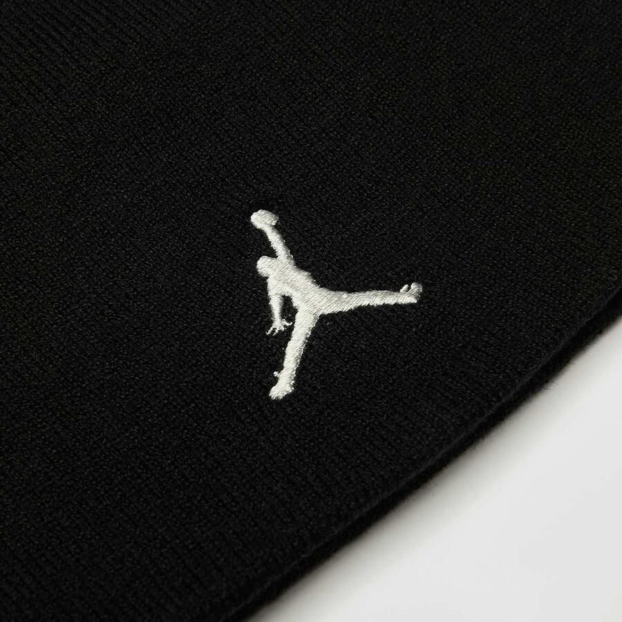 Jordan Peak Brooklyn Graphic Beanie Unisex Mutsen zwart Maat ONE SIZE Accessoires