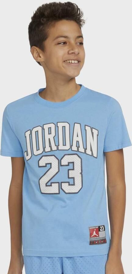 Jordan Practice Flight Unisex T-Shirts blauw Maat 128-132 Kleding - Foto 3