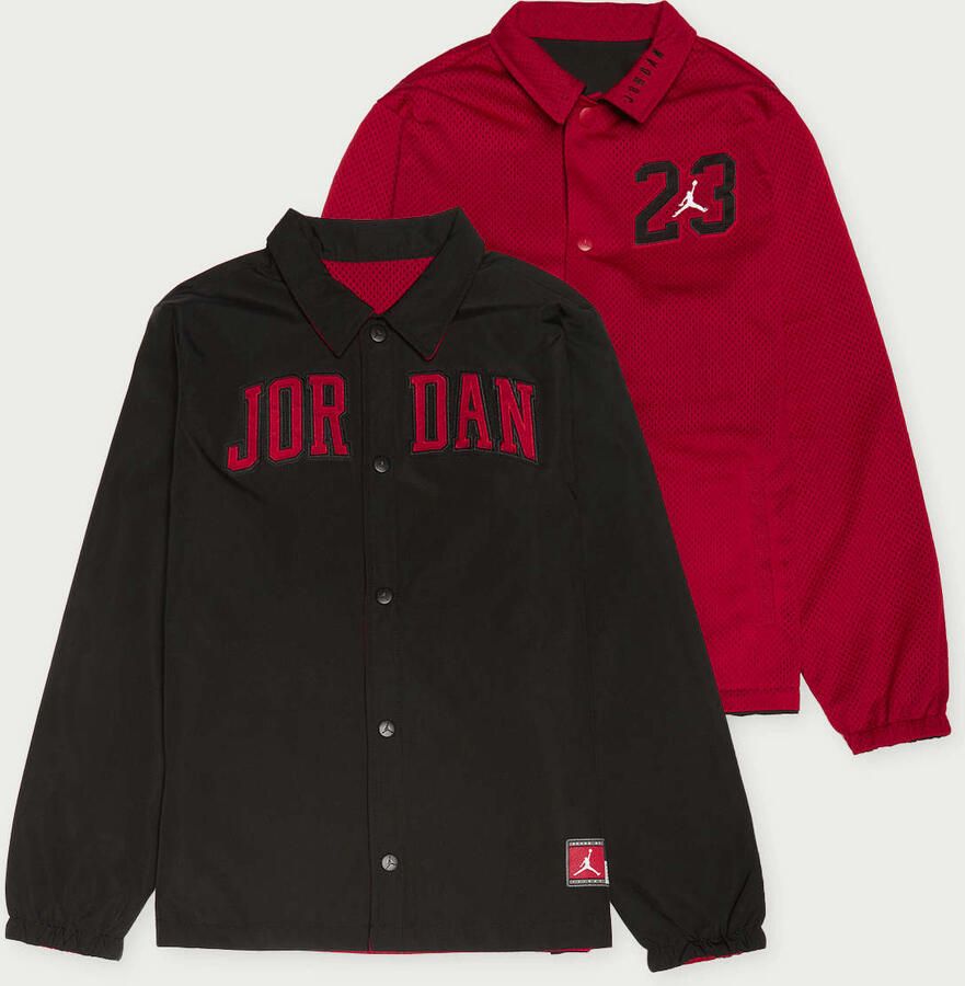 Jordan Reversible Coach Jacket Unisex Tussenseizoensjassen zwart Maat 128-132 Kleding - Foto 3