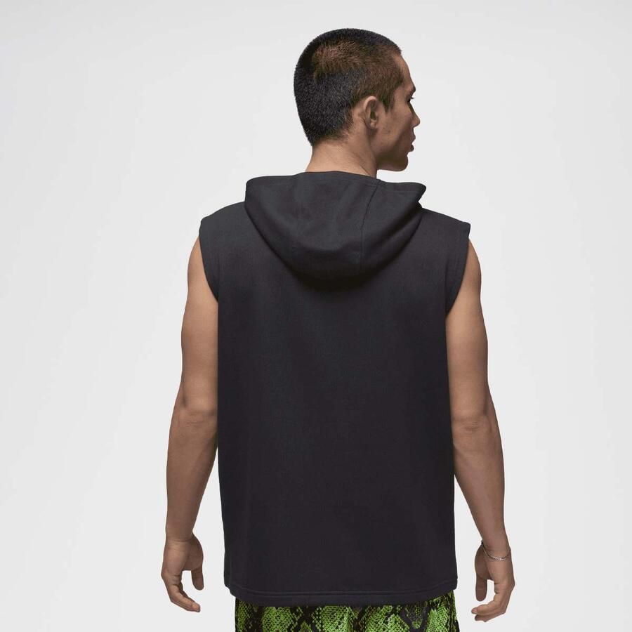 Jordan Sport Crossover-Fleece Sleeveless Dri-FIT Hoodie Men Bodywarmers zwart Maat XL Kleding