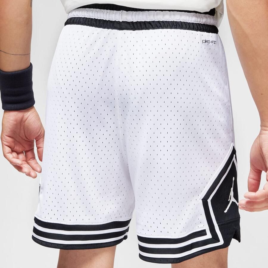 Jordan Diamond Shorts White Black White White- Heren White Black White White - Foto 3