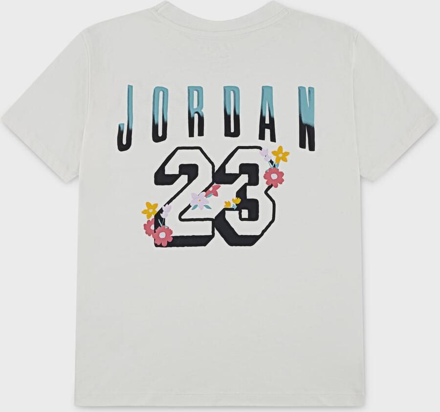 Jordan Summer Bloom Oversized Tee Unisex T-Shirts beige Maat 122-128 Kleding - Foto 2