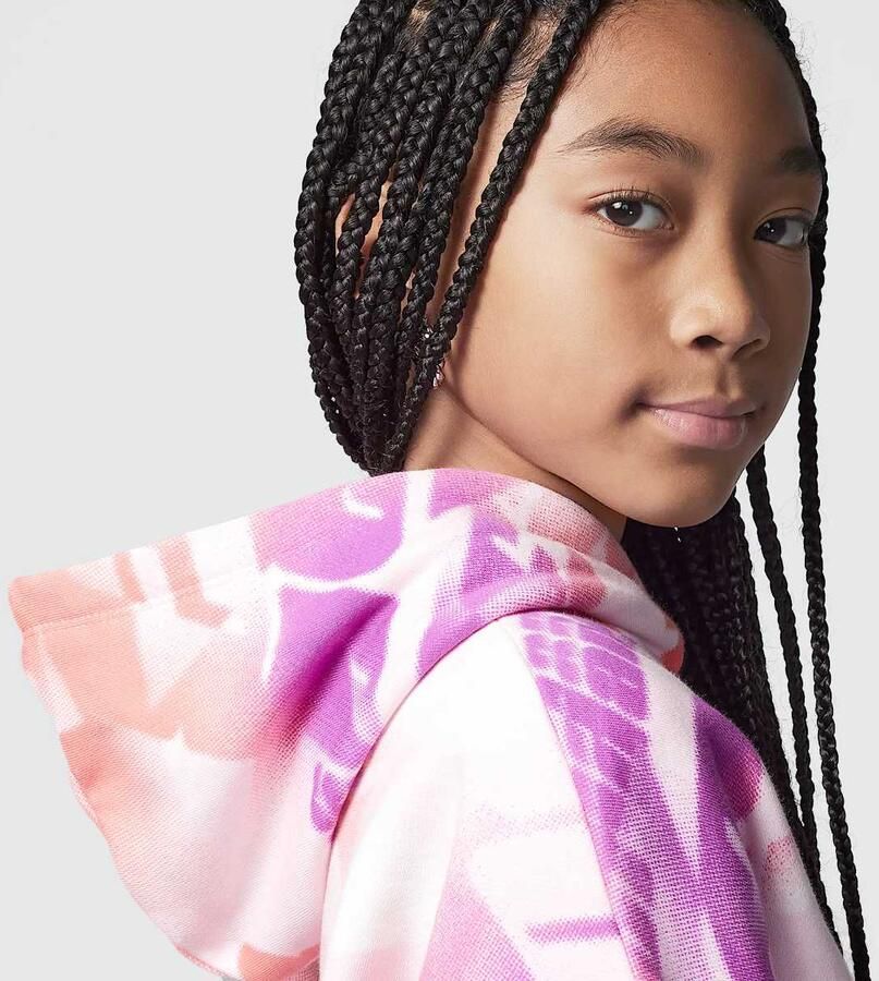 Jordan Triple Team All Over Print Hoodie Unisex Hoodies & Sweaters lichtroze Maat 122-128 Kleding - Foto 2