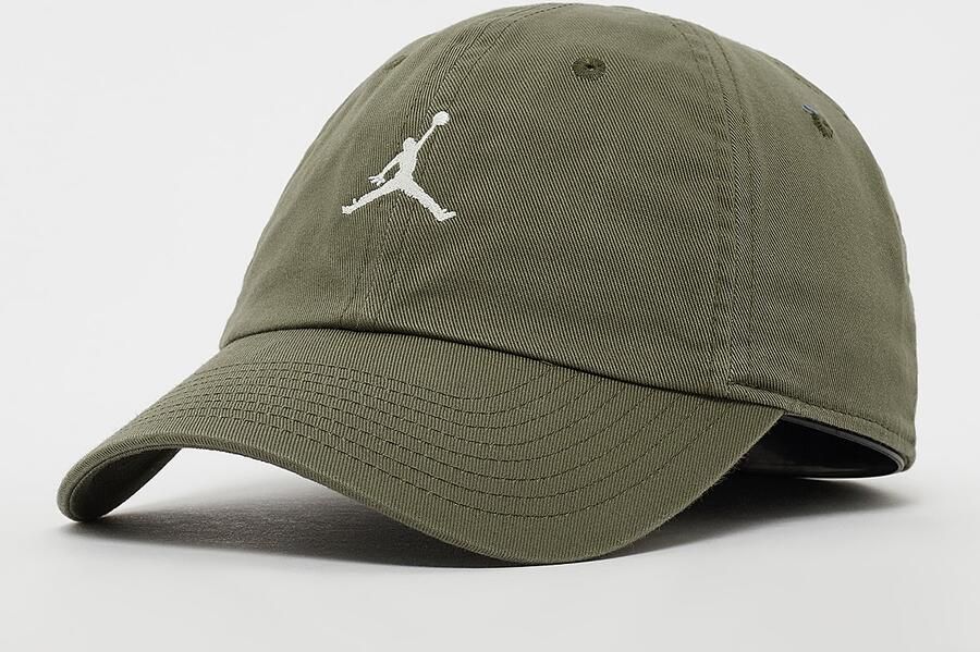 Jordan U J CLUB CAP US CB WSH JM medium olive sail Unisex Caps groen Maat L XL Accessoires - Foto 3