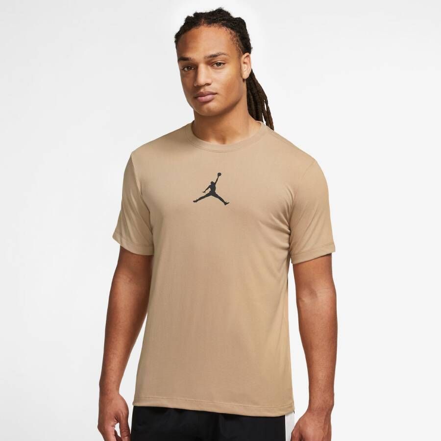 Jordan Jumpman Men's Short-sleeve Crew T-shirts Kleding hemp black maat: S beschikbare maaten:S M