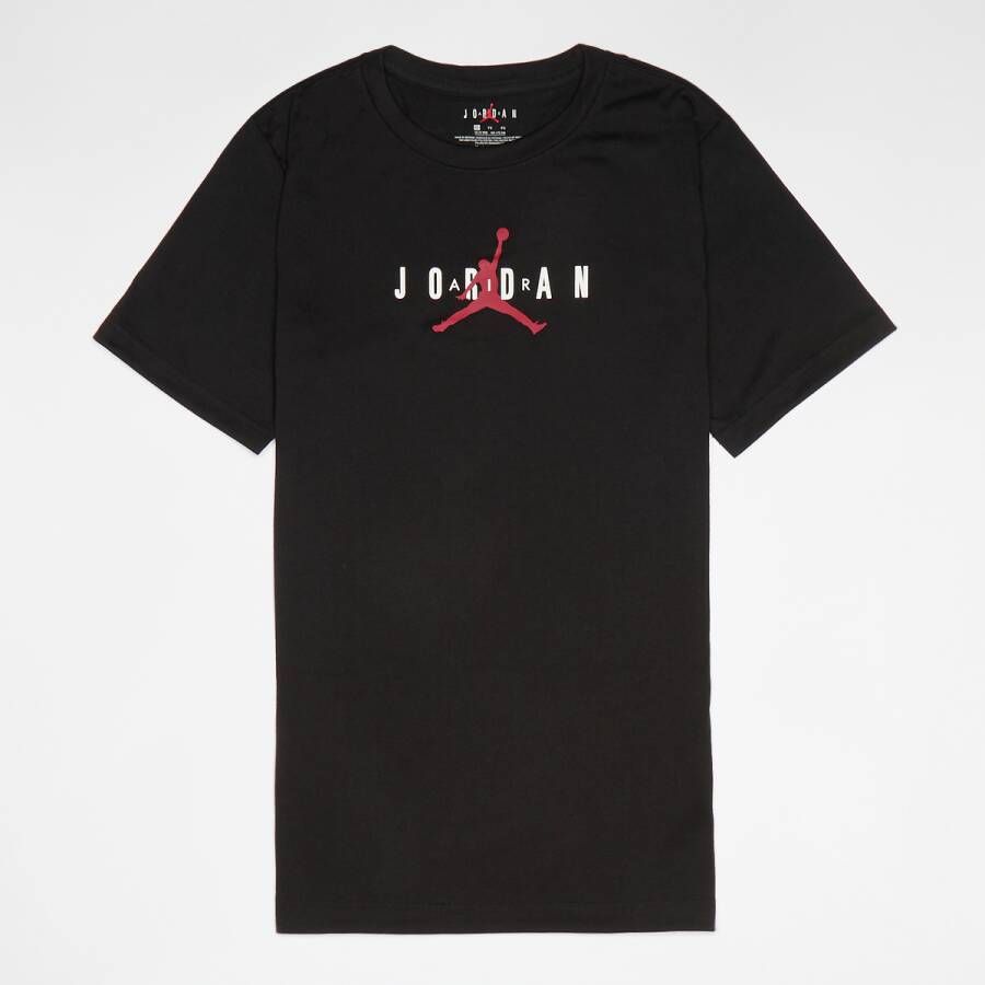 Jordan Zwarte T-shirts en Polos met Iconisch Logo Black