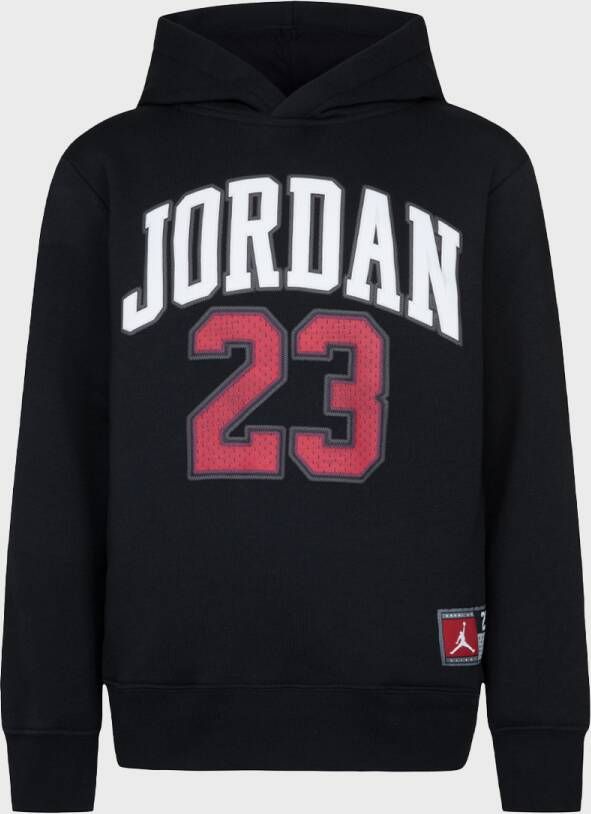 Jordan Junior Fleece Pullover Hoodie Hoodies Kleding Black maat: 137 beschikbare maaten:128 137 147 158 170