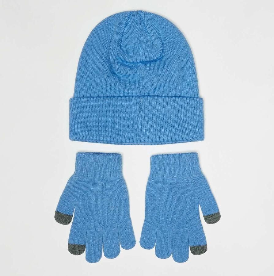 Nike Jan Jordan Essentials Beanie Set (2 Piece) Unisex Mutsen blauw Maat 8Y-20Y Accessoires - Foto 2