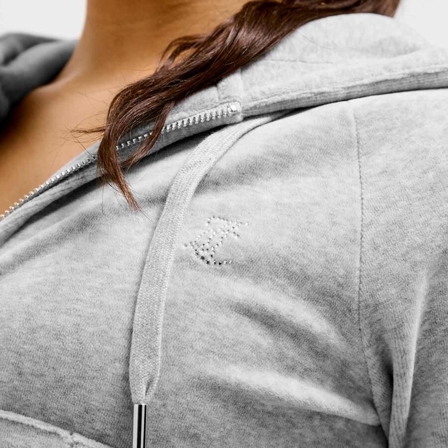 Juicy Couture Madison Hoodie Women Hoodies & Sweaters grijs Maat XS Kleding - Foto 3