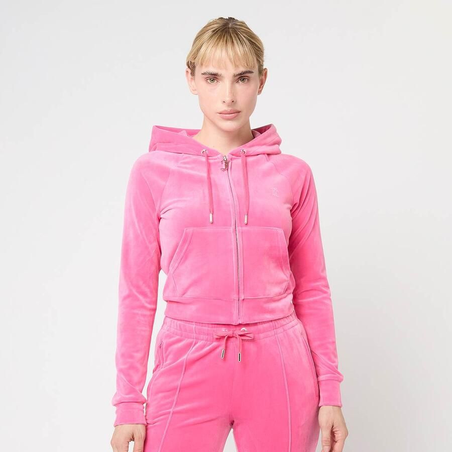 Juicy Couture Madison Hoodie Wo Hoodies & Sweaters lichtroze Maat XS Kleding - Foto 3