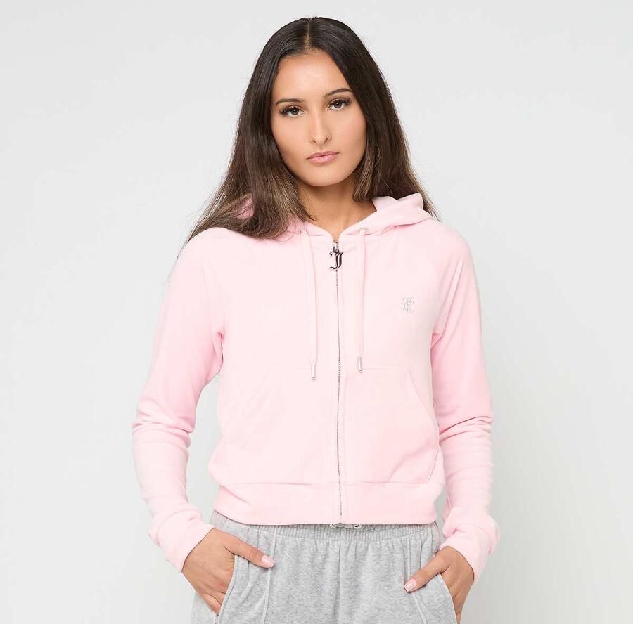 Juicy Couture Madison Hoodie Wo Hoodies & Sweaters lichtroze Maat XS Kleding - Foto 3
